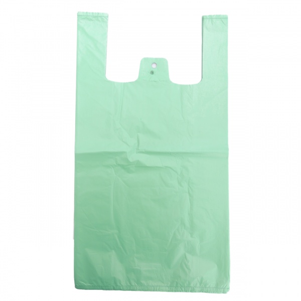 Blue Plastic Carrier Bags 25 Micron, Macfarlane Packaging